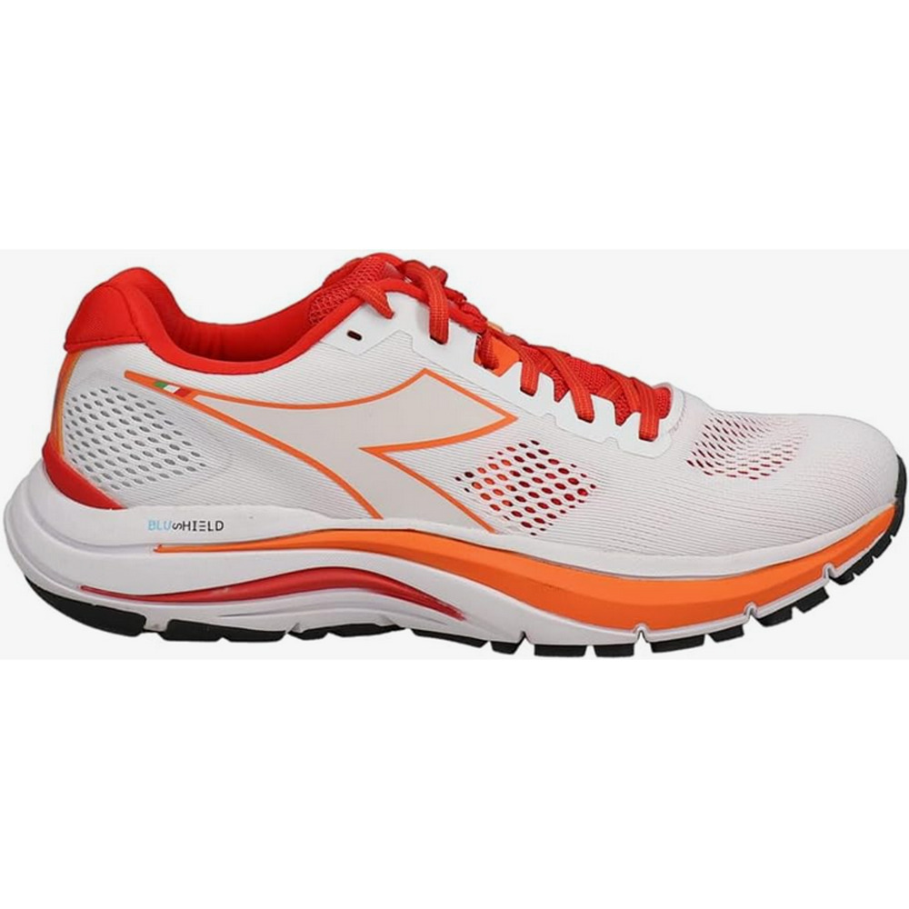 Diadora Women's Blushield 7 Vortice White/Fiery Red